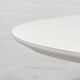 Extendable custom Knoll Tulip Dining Table, 1980