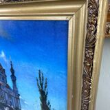 Painting St Andrew's Church in kyiv