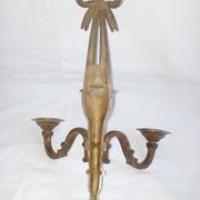 Applique en bronze patiné dans le style Louis XVI ruban
