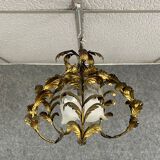 Gilded brass chandelier from the 1920s-1930s