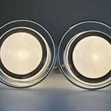 Pair of space age wall lights by Delmas from the 70s