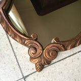Old baroque rock mirror.