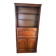 Wooden library secretary with drop-down front - Louis-Philippe style