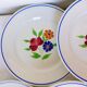 6 vintage dinner plates from the Badonviller factory