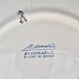 Set of three painted Spanish ceramic dishes - ⌀ 23, 26 and 32 cm