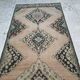 Vintage Turkish hallway rug 113x385 cm