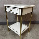 Metal bedside table