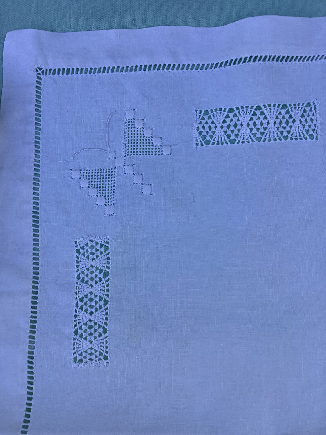 6 Antique embroidered napkins