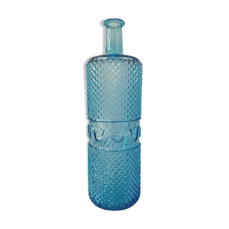 Carafe Empoli en verre bleu-turquoise