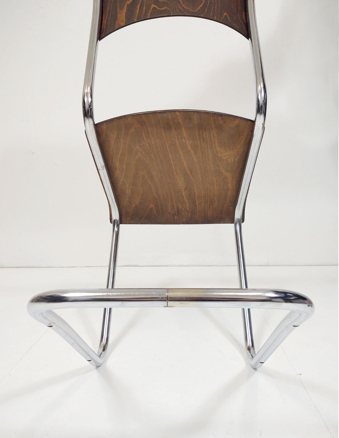 Tubular steel cantilever chair by Mart Stam
