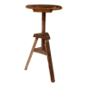 Vintage wood workshop stool