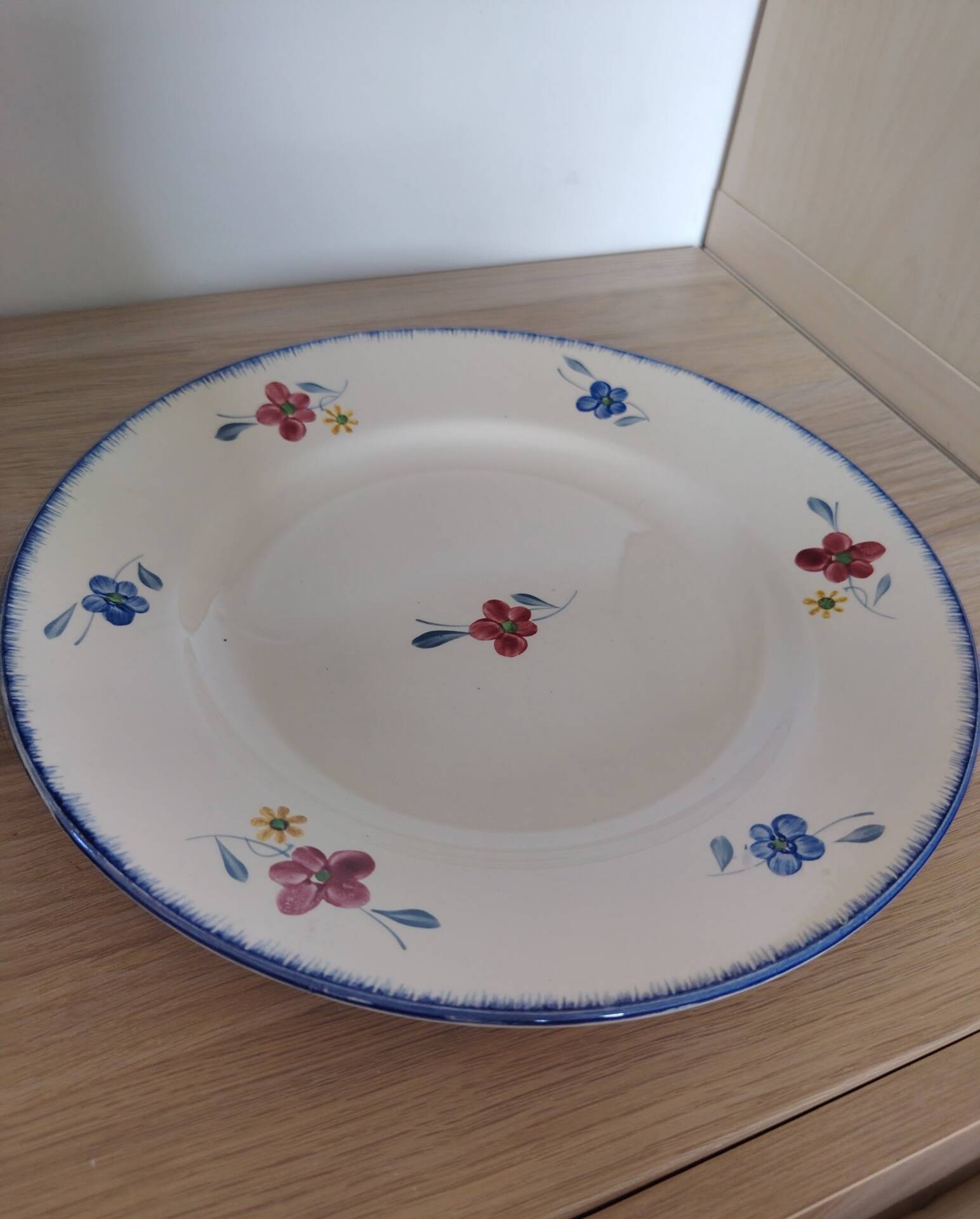 Plate Mary-Lou Digoin Sarreguemines