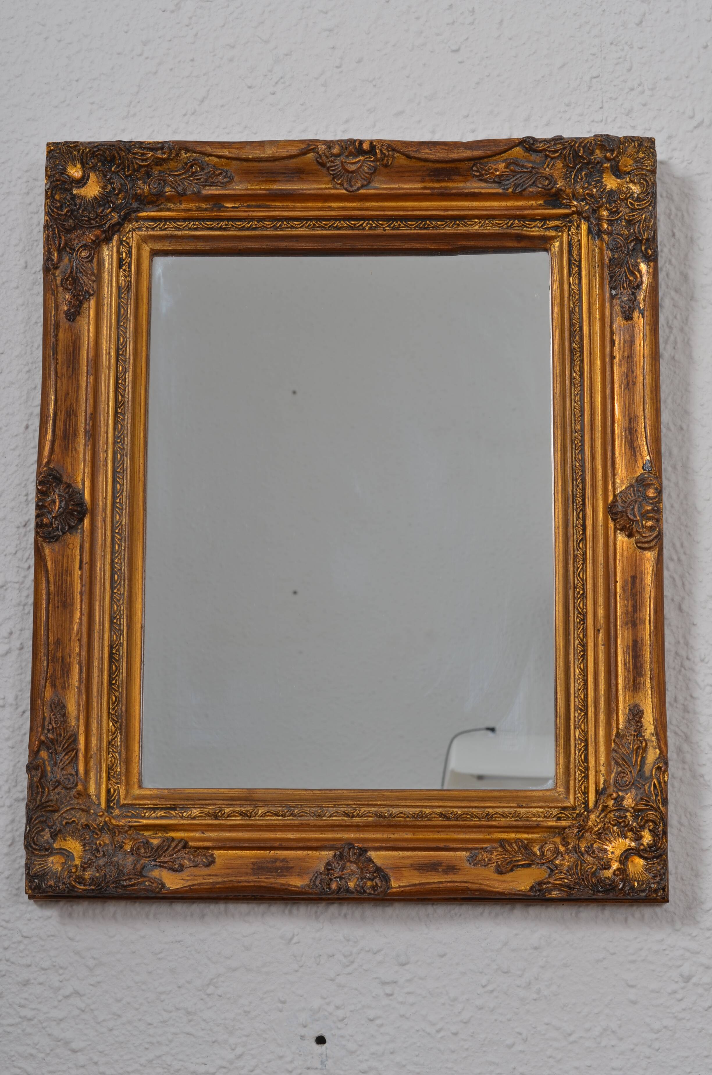 Gold Baroque Mirror Kare Design