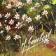 Painting “The Blue Shutters”, signed J. Gaubert – 2nd part 20th century