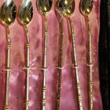 Box with gold-plated Mazagran spoons