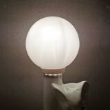 Vintage ceramic cat lamp from the eighties