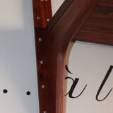 Modular rosewood wall bookcase by Thygesen and Sorensen for Hg Furniture, 1960