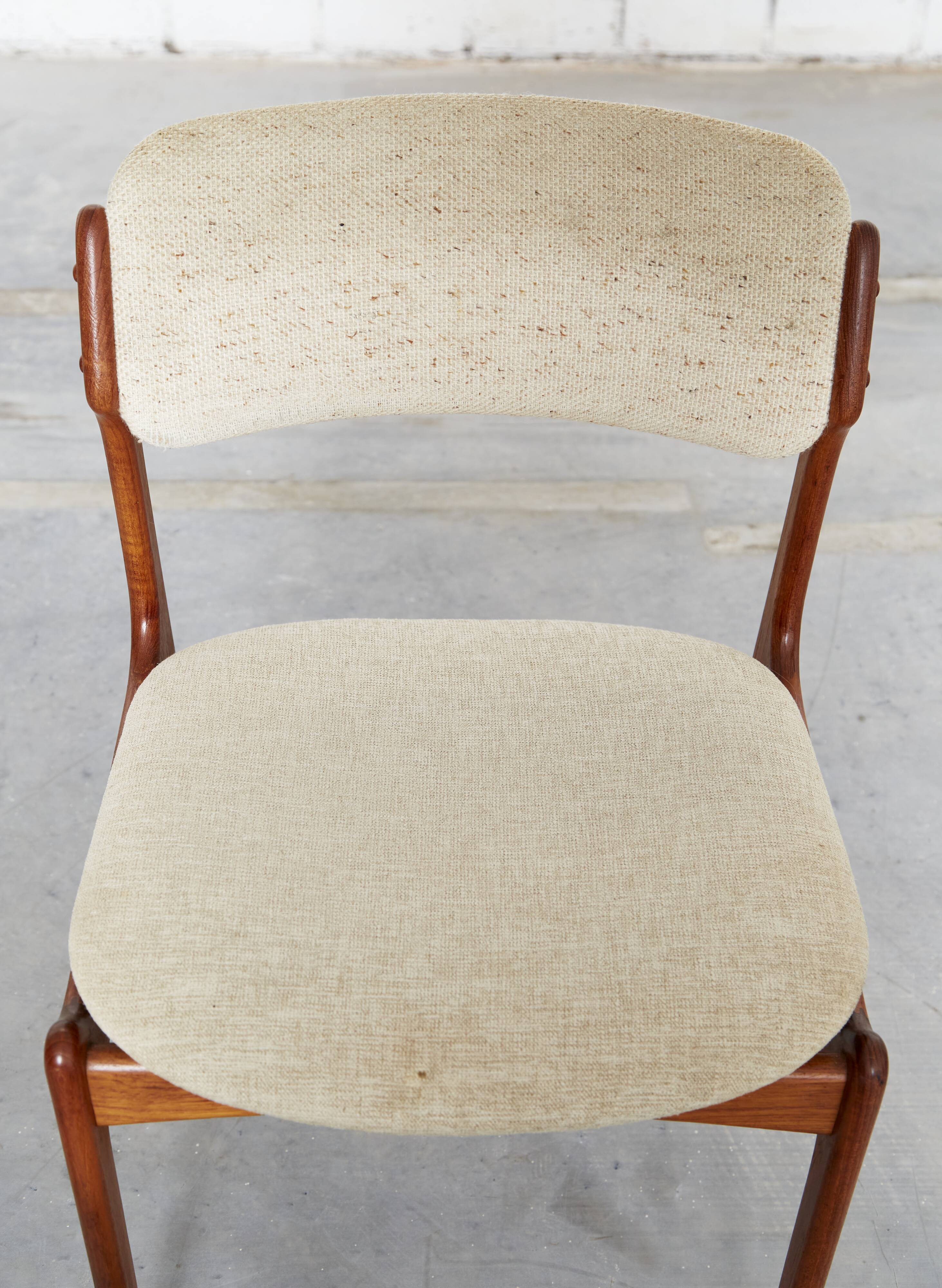 Set of 5 Erik Buck Dining Chair No.49 for O.D. Møbler