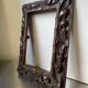 Antique handcarved frame   solid wood 30 cm x 22.5 cm