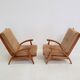 Pair of FS 134 Recliner chairs by Guy Besnard for Free Span, 1954