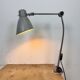 Large Grey Industrial Workshop Table Lamp, 1960s