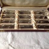 12 animal knife rests, art deco