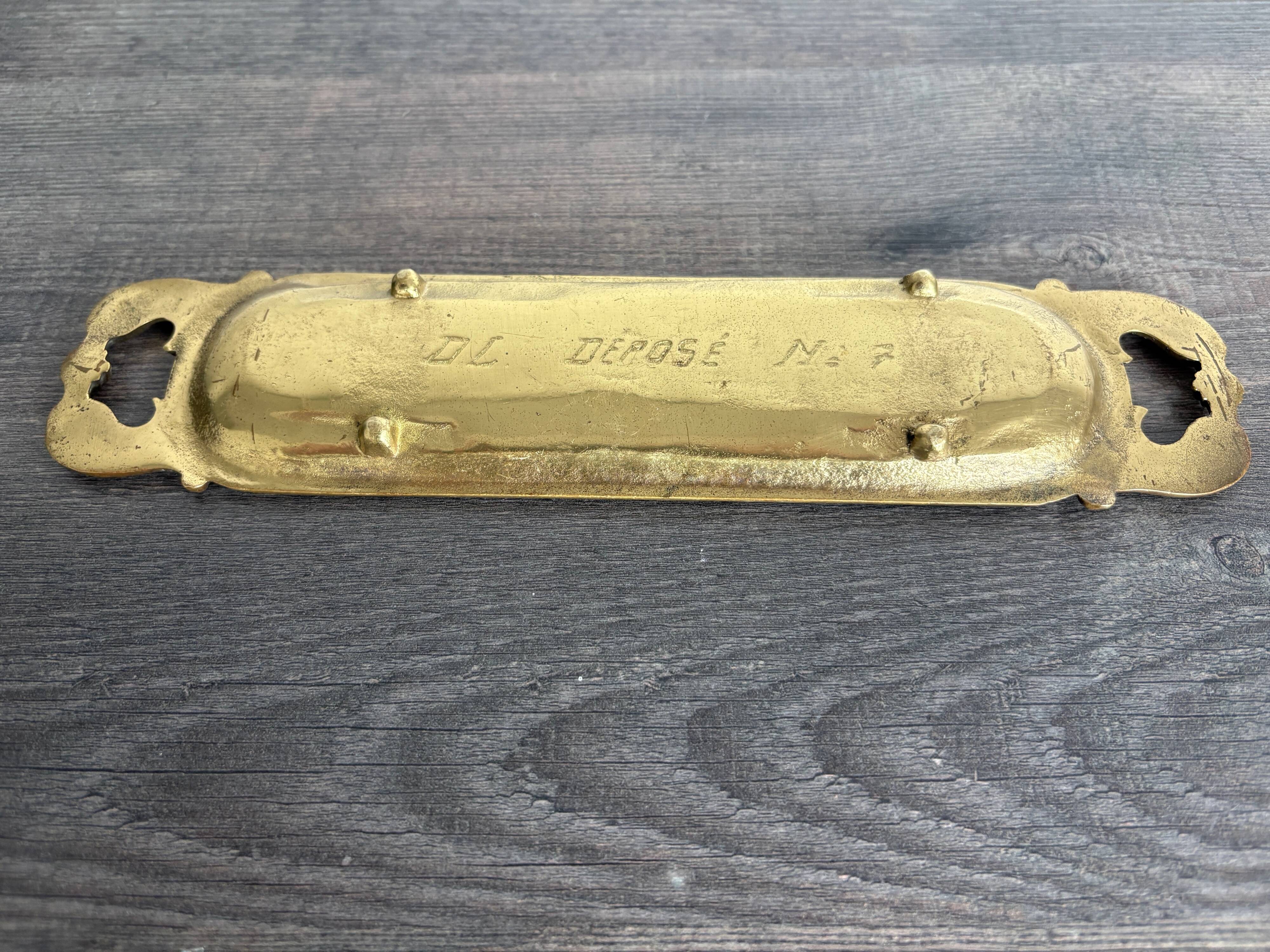 Antique gilded bronze catchall tray