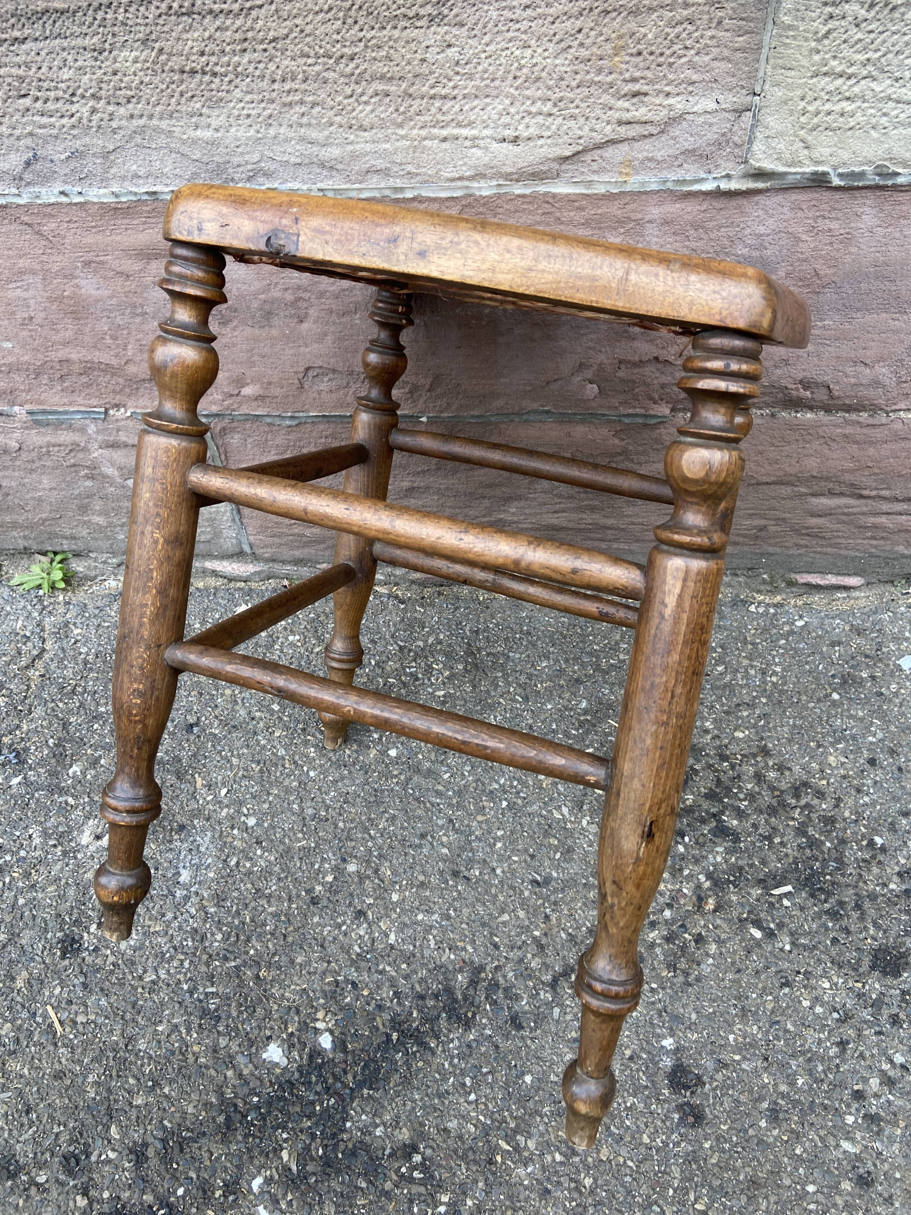 Louis Philippe style rustic stool 1900