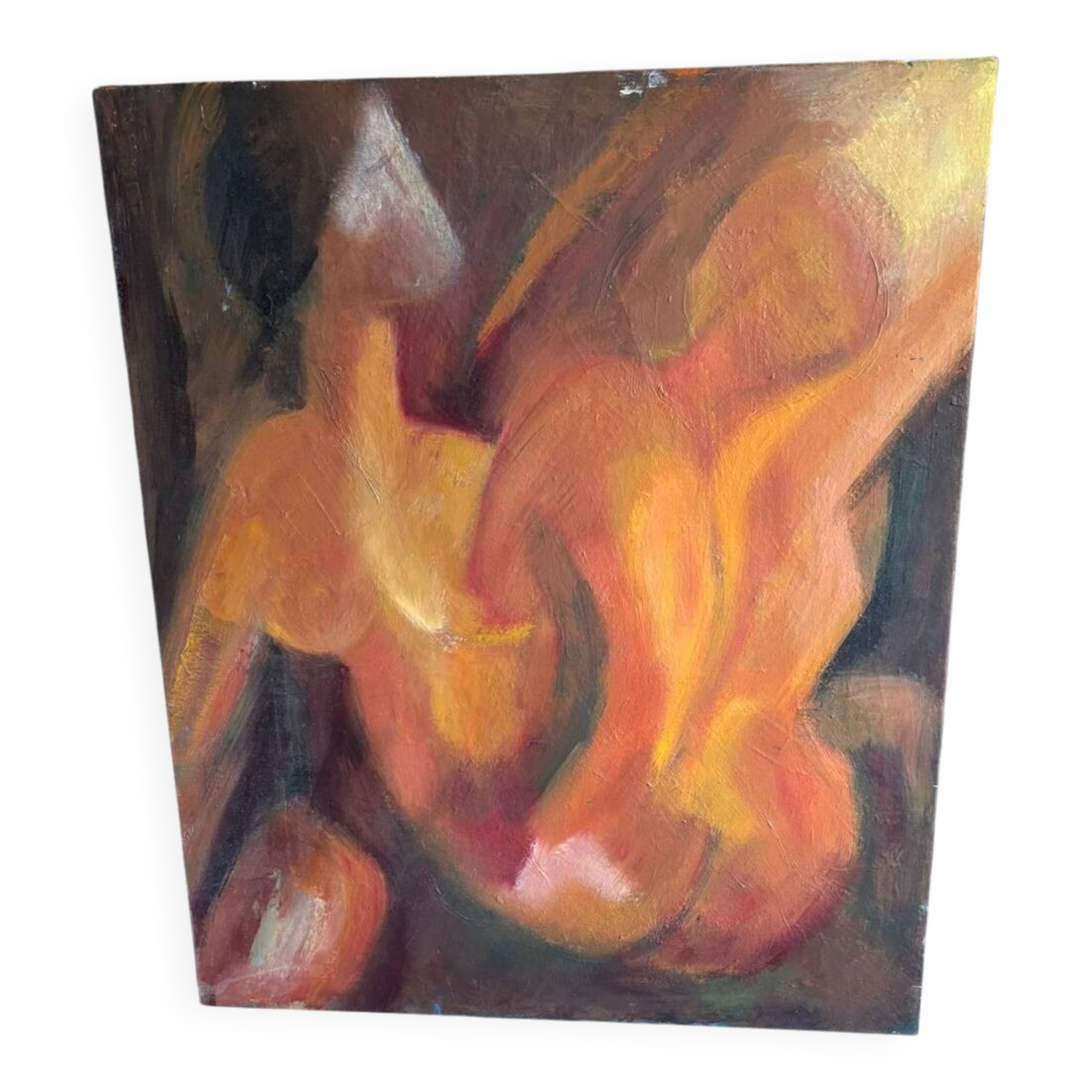 Oil on canvas female nude