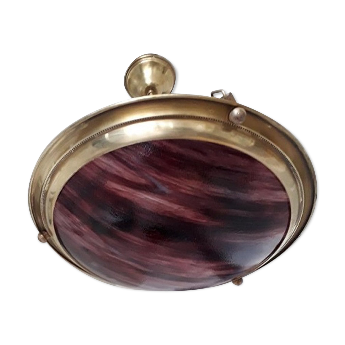 Old suspension glass bowl