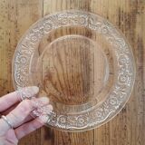 Vintage Mismatched Glass Dessert Plates