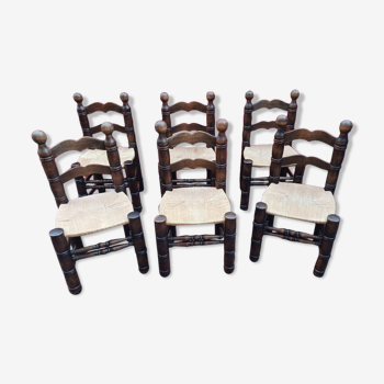 Six chaises 1940