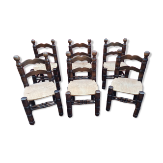 Six chaises 1940