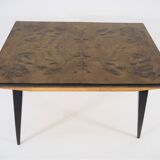 Table and 6 chairs for the dining room of the '70s