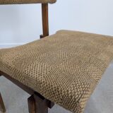 Pair of Rietveld Style Chairs with Adjustable Seat and Backrest, 1950s