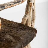 Victorian 'faux bois' garden bench