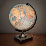 Vintage Taride 1960s marble & glass globe