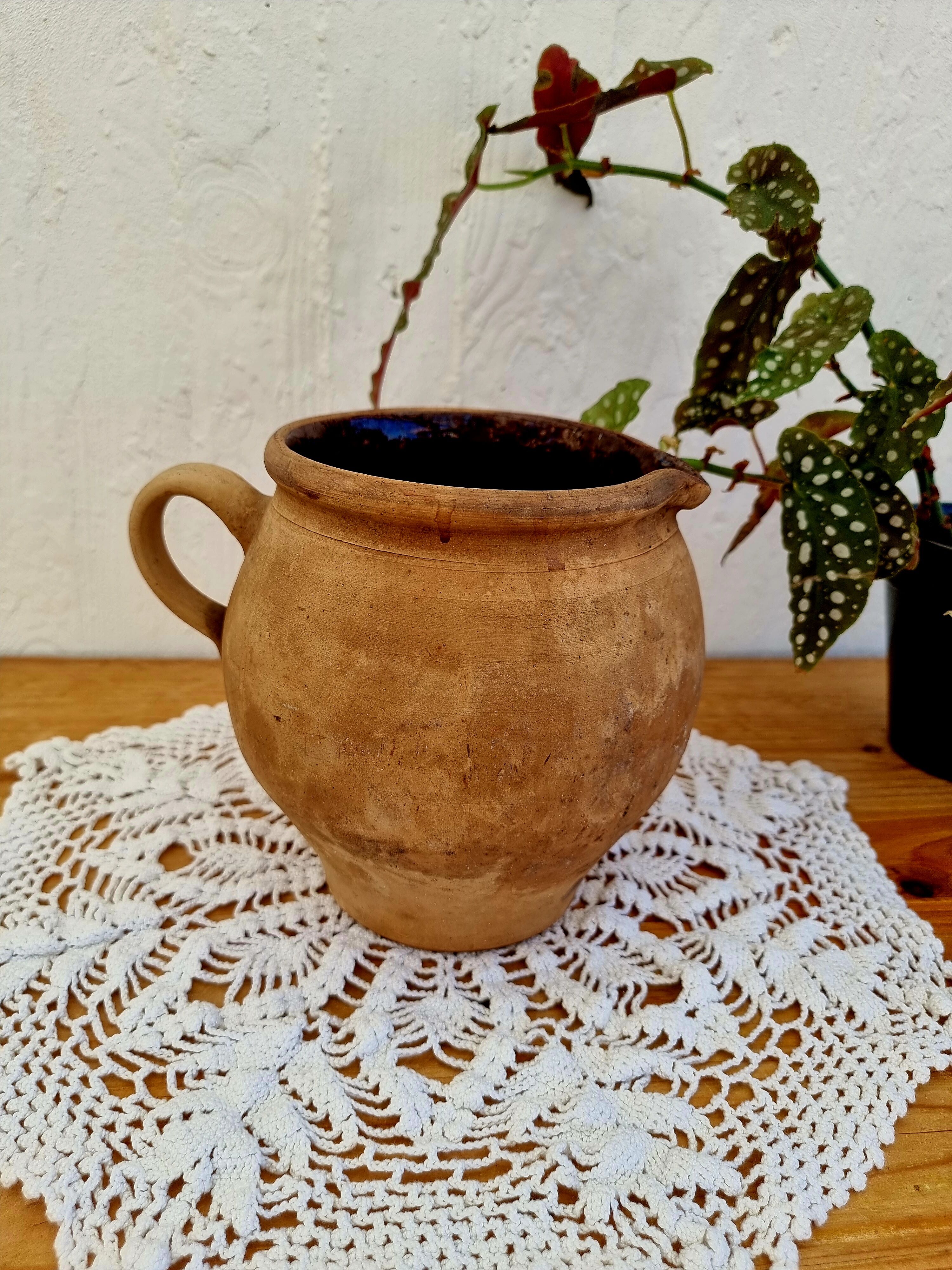 Old terracotta pot