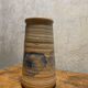 Ceramic vase with blue flowers
