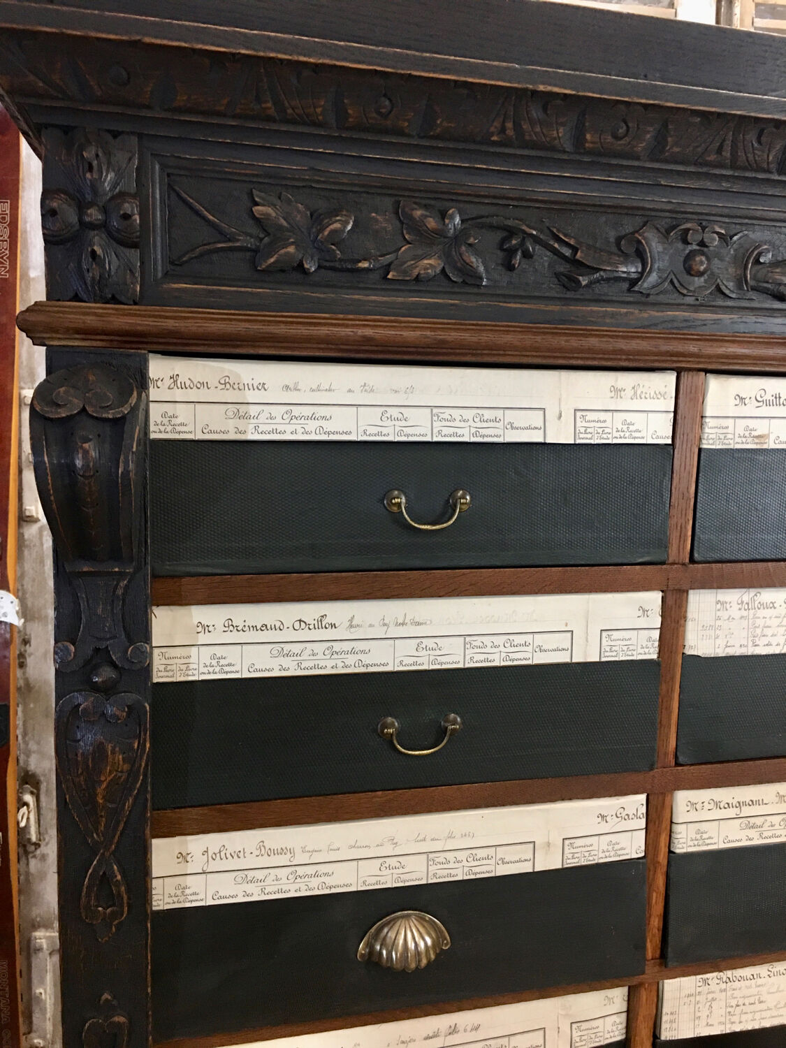 "Cartonnier" furniture from the XIXth