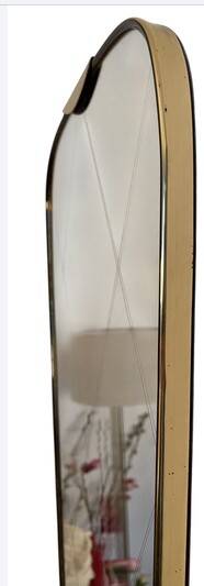 Art Deco mirror brass retro mirror