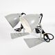 Hala Zeist - H. Th. Busquet -  tafellampen (2) set -  Bauhaus - 1960's
