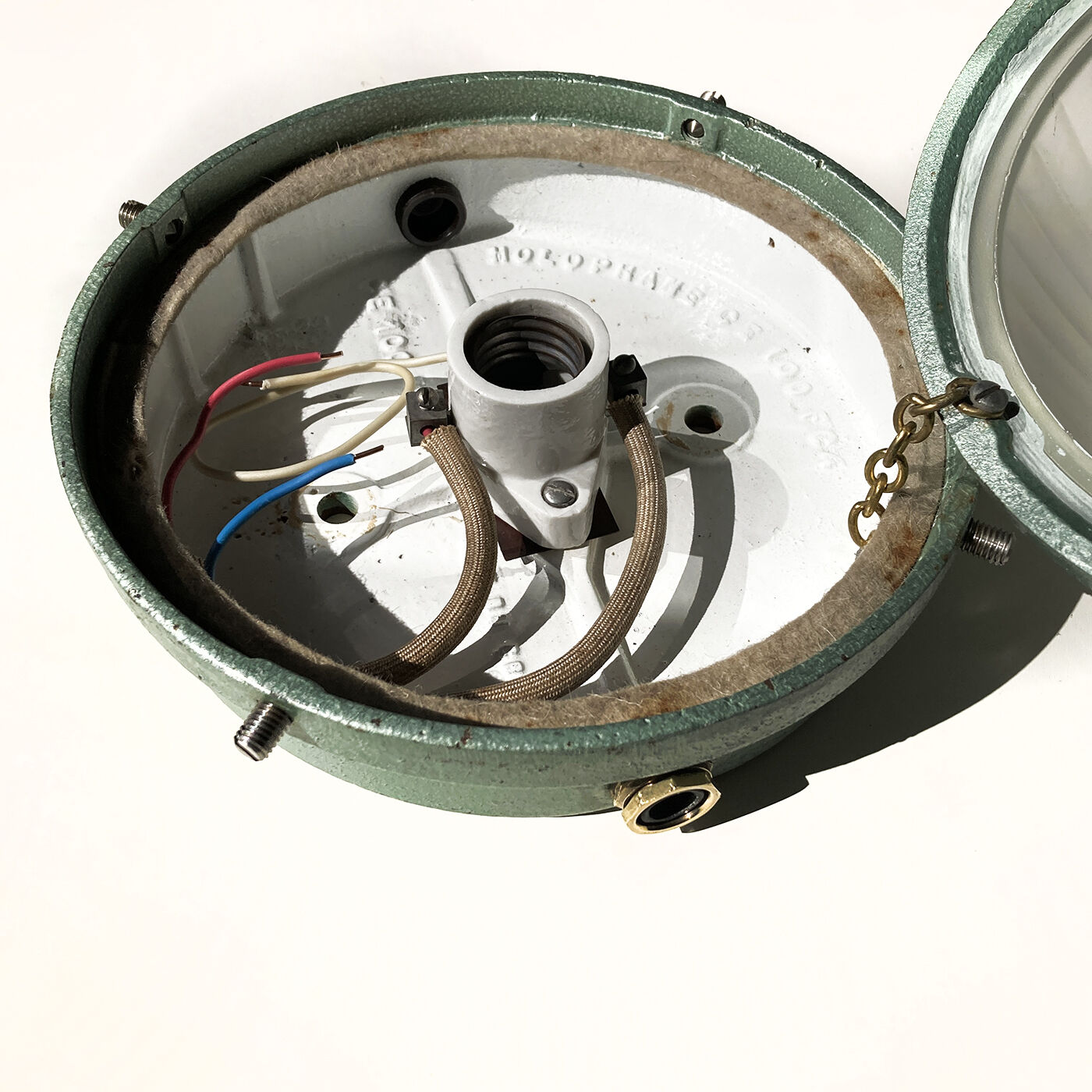 Holophane e200, industrial ceiling lamp 1950