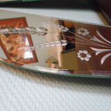 Double Venetian mirror, asymmetrical, beveled
