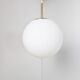 Vintage pendant light by Glashutte limburg, 1970s