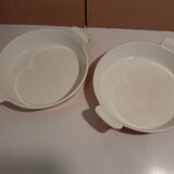 6 cast iron dishes Le Creuset