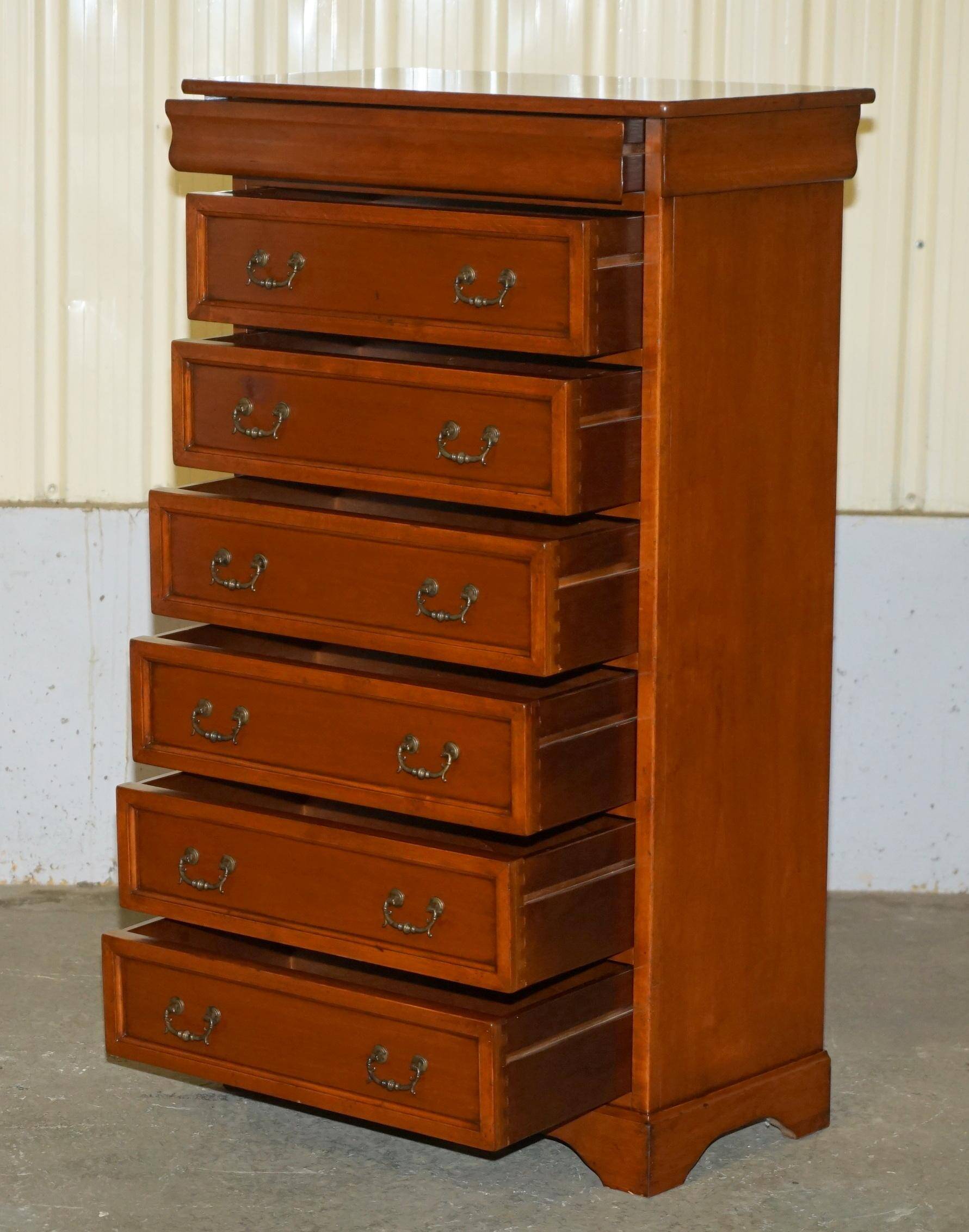 Large tall drawer unit Consorzio Mobili in cherry wood