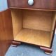 Paire de chevets art deco vintage 1940 acajou