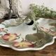 Art Nouveau barbotine serving platter