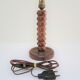 Solid wood lamp foot "diamond tip" years 40-50